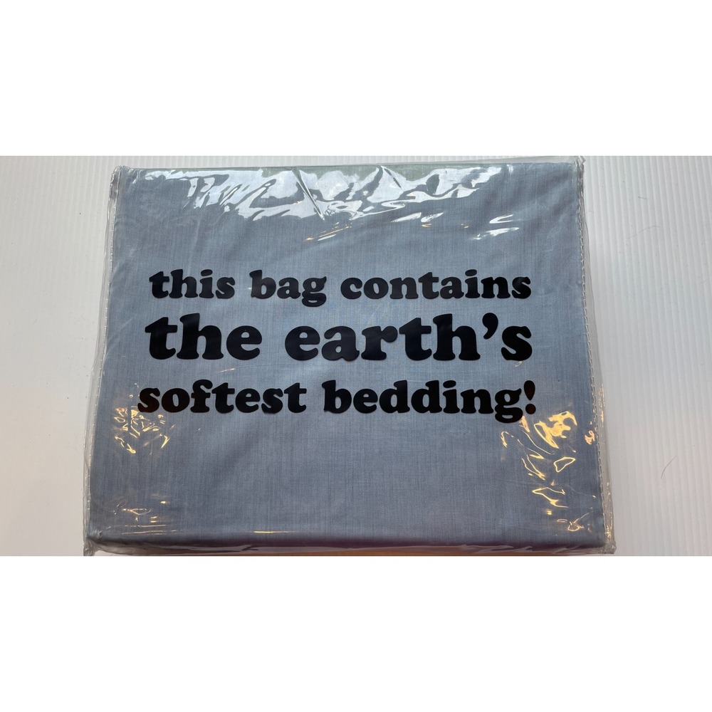Buffy Breeze Dark Blue Eucalyptus Tencel Lyocell Full Queen Size Duvet Cover nip